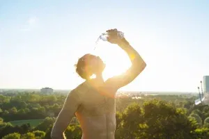 RV living in summer Texas